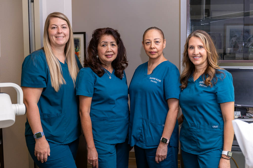 The team of dental hygienists at Rosewood Dental in Camarillo